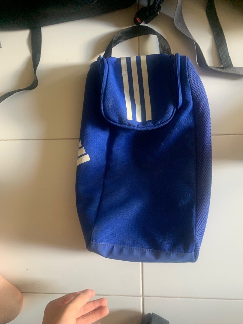 Adidas blue shoe bag, Men's Fashion, Footwear, Shoe inserts & accessories  on Carousell
