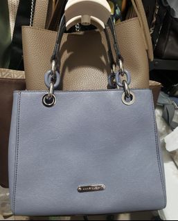 Anne Klein Sling Bag Handbag Blue Gray