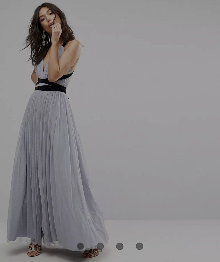 Asos premium tulle maxi prom dress shop