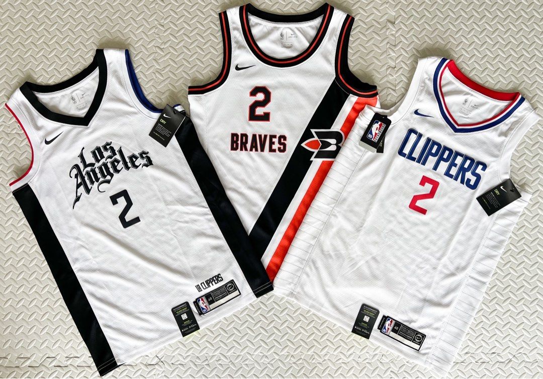 kawhi leonard white clippers jersey