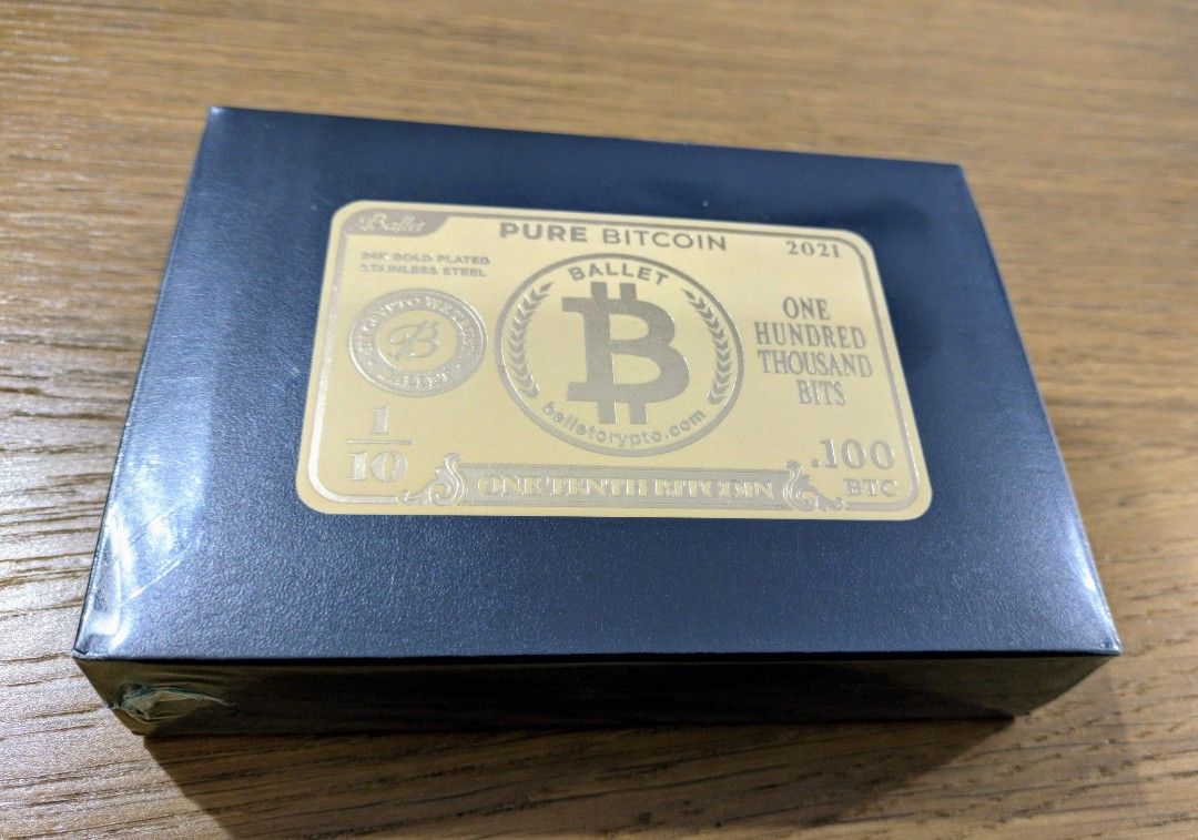 Ballet Bitcoin cold storage card, Everything Else on Carousell