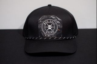 Black Out tech mesh rope cap/hat by Bad Golf Brand Waterproof