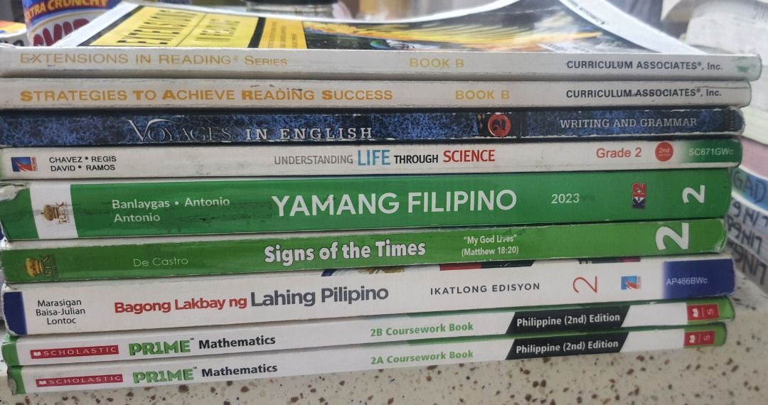 Books for Grade 2 (Category: Announcements) located in Quezon City. Submitted by ilingad02 (Listing ID 1310286232, Image 3). Description: .