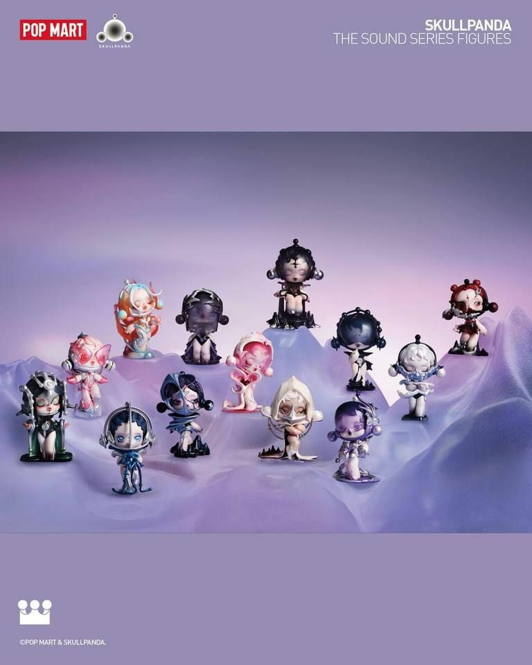 BRAND NEW! POPMART] POPMART SKULLPANDA THE SOUND SERIES FULL SET