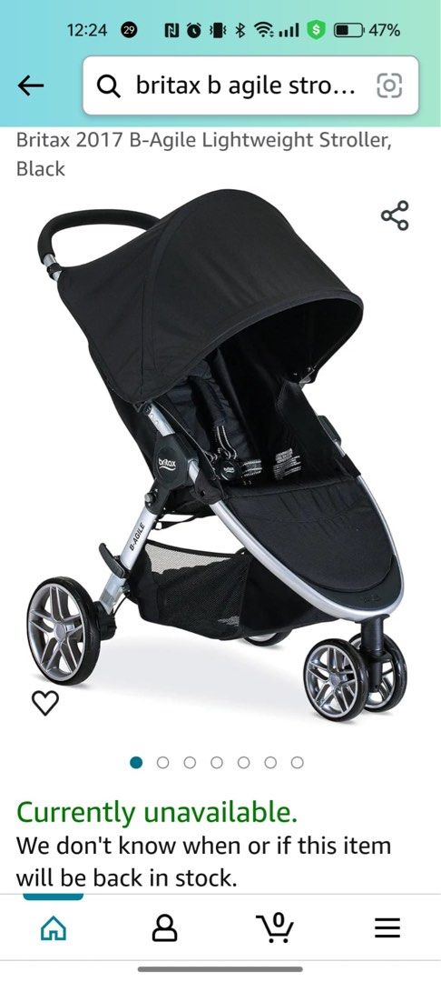 Britax 2017 b agile clearance