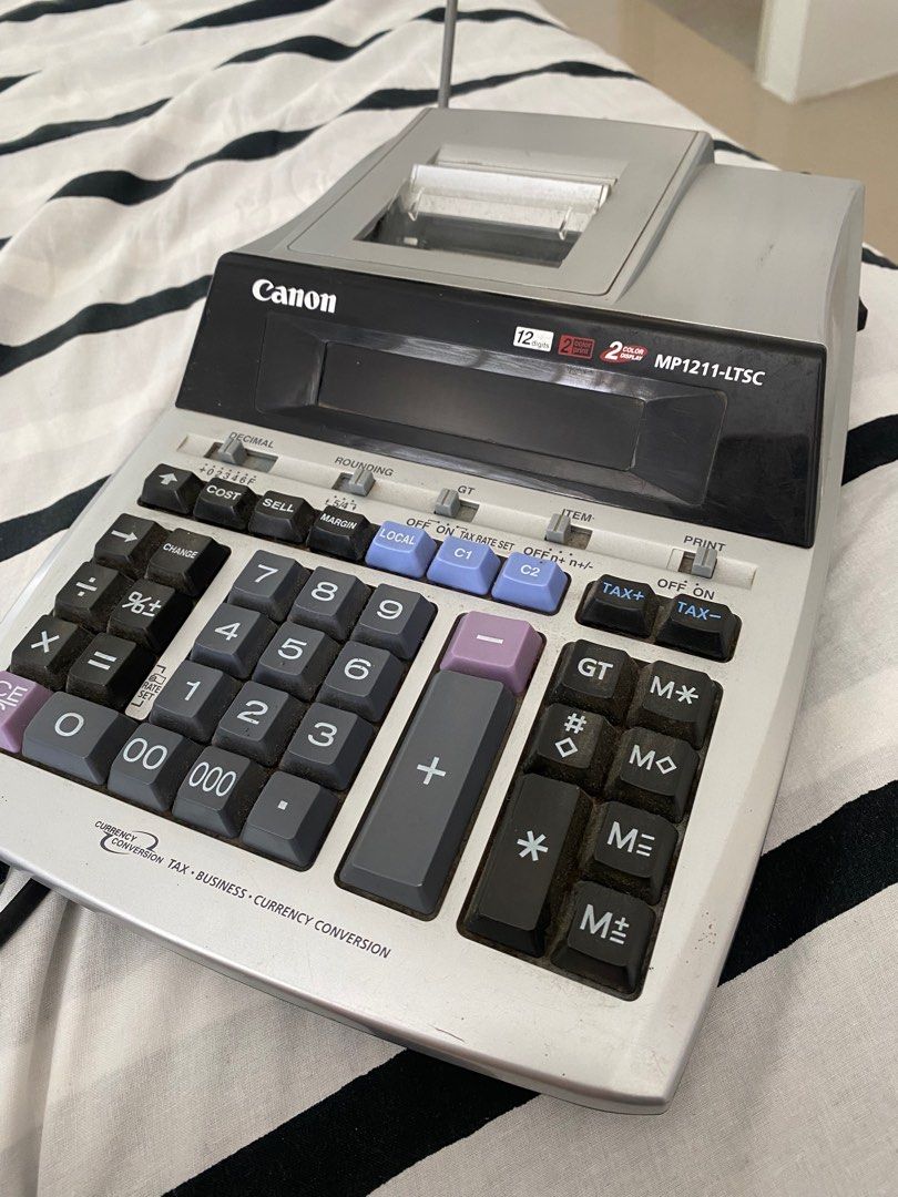 Canon Electronic Calculator for business (Category: Office & Business Technology) located in General Trias. Submitted by crld7 (Listing ID 1310264135, Image 3). Description: Canon MP1211-LTSC Like new Hindi halos nagamit nakatambak lang Mahilig lang sa calculator yung may ari.