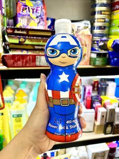 Captain America 2-in-1 Shower Gel & Shampoo 400mL