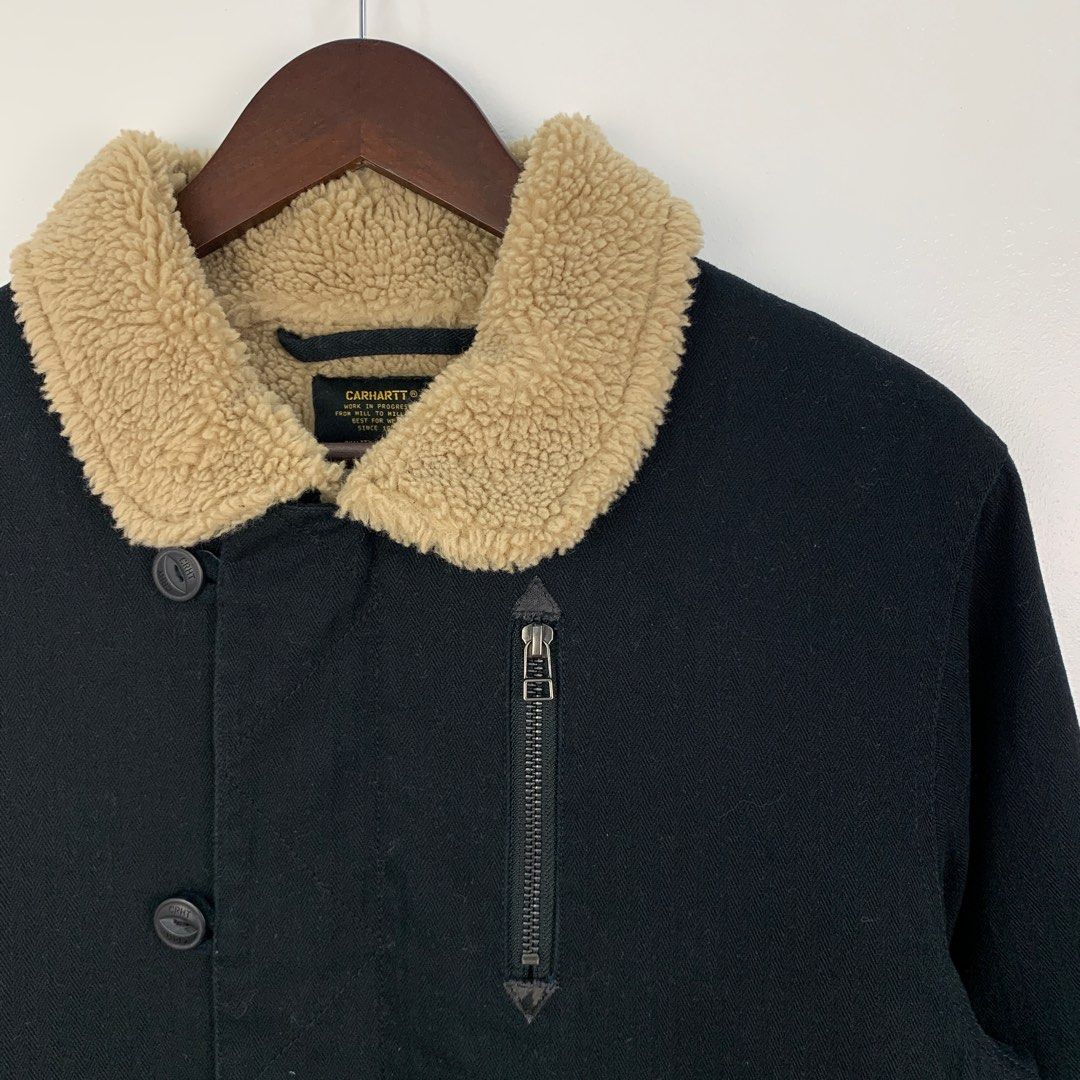 Carhartt WIP Winston Sherpa Jacket Men s Fashion Coats Jackets and Outerwear on Carousell