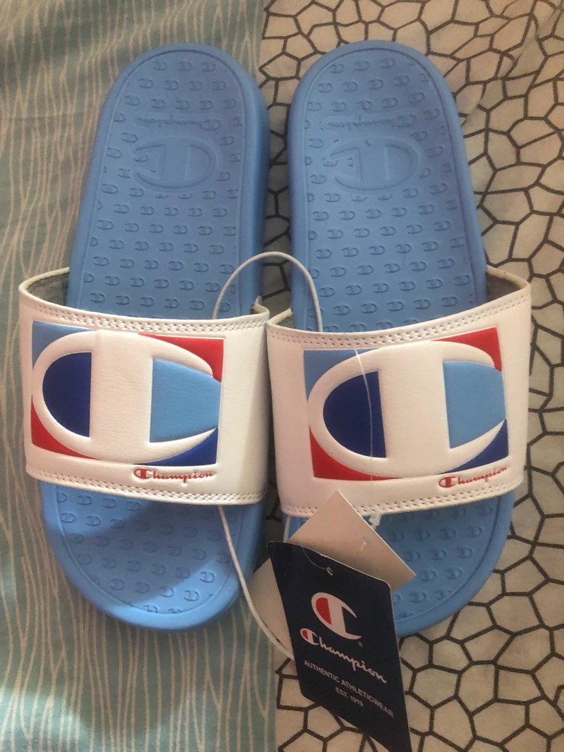 champion nike slides