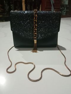 Charles and Keith glitter bag