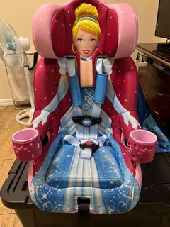 Cinderella pink 5 Point Harness Booster Car Seat from USA