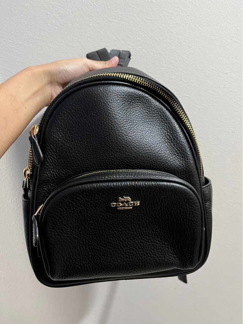 COACH MINI COURT BACKPACK (Category: Luxury Bags & Wallets) located in Quezon City. Submitted by dropshopselections (Listing ID 1310349335, Image 1). Description: original (retail item) bought at lussonet.