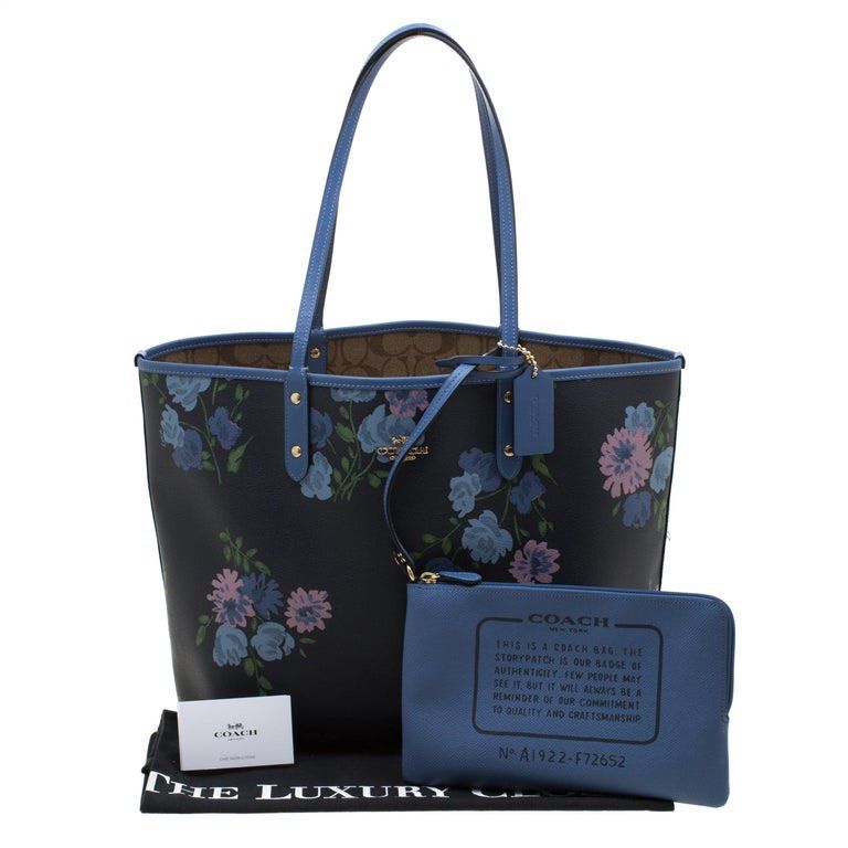 Coach signature floral city tote bag not LV Prada Gucci ysl Carousell