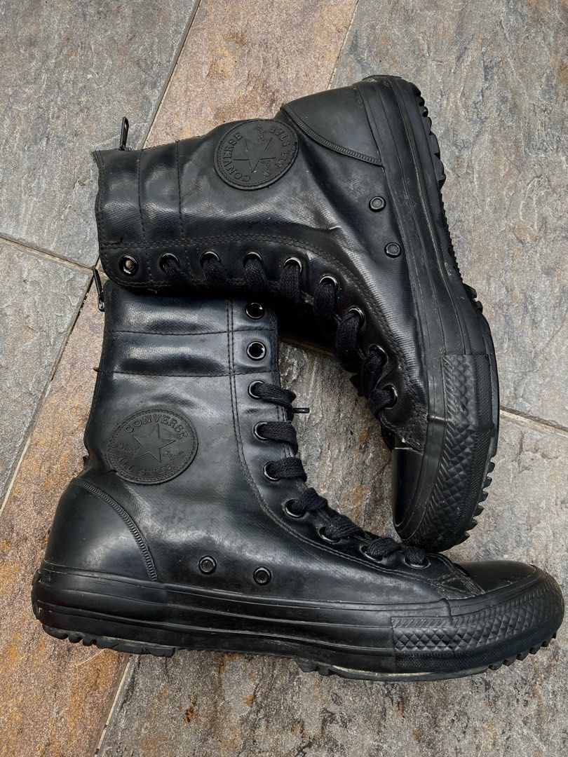 Converse Women s Chuck Taylor All Star Rubber Hi Rise Boots