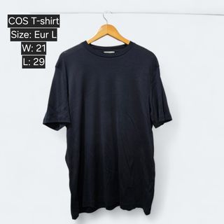 COS Slouch  Tshirt Navy Blue (Luxury)
