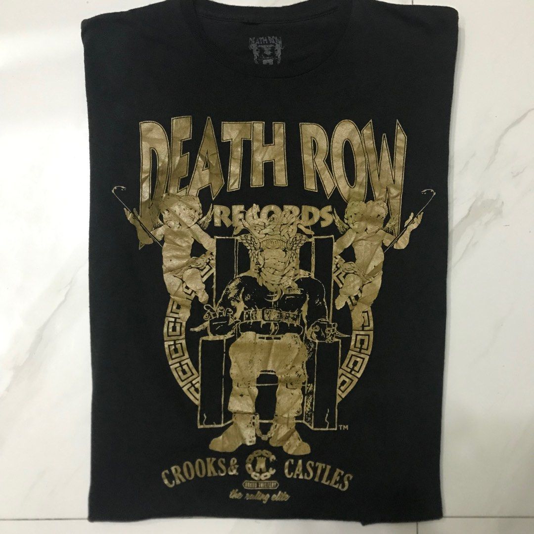 Death row records x Crooks $ Castle (Category: Tshirts & Polo Shirts ) located in Antipolo. Submitted by stored_stuff (Listing ID 1310264914, Image 2). Description: 9/10 condition 9/10 color rate no visible issue dm for faster transaction💨✌️ .