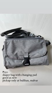 diaper bag with changing pad