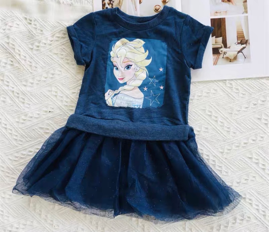 Disney Frozen Elsa tulle dress Size 5 Babies Kids Babies Kids Fashion on Carousell