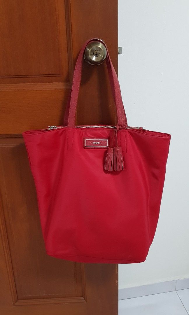 DKNY Red Tote