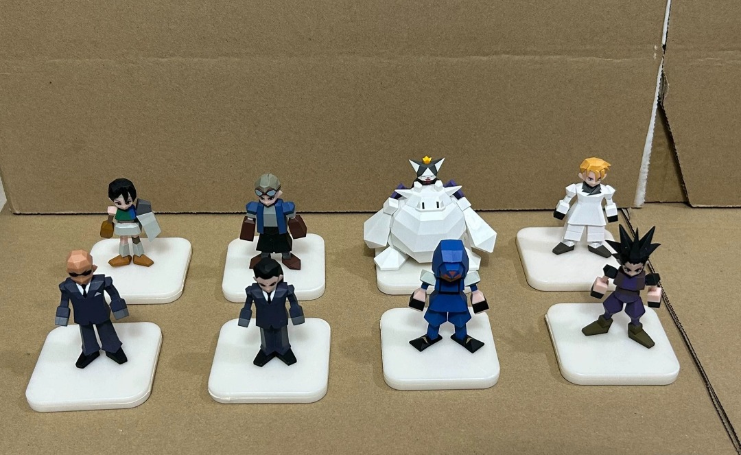 Final Fantasy 7 polygon figure ver 2, Hobbies & Toys, Collectibles ...