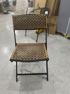 Folding Synthetic rattan chair