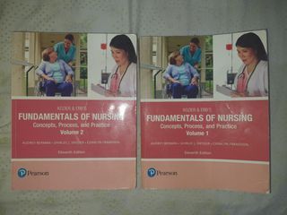 ❗️FOR SALE❗️

KOZIER & ERB'S FUNDAMENTALS OF NURSING BOOK: Volume 1 & 2 (SET) Still in good condition!! 

Price: 2,000 (Negotiable)

Pm me for more details! 🩺💫