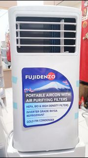 Fujidenzo Portable Aircon 1.0HP with Air Purifying Filters (Very Lightly Used)