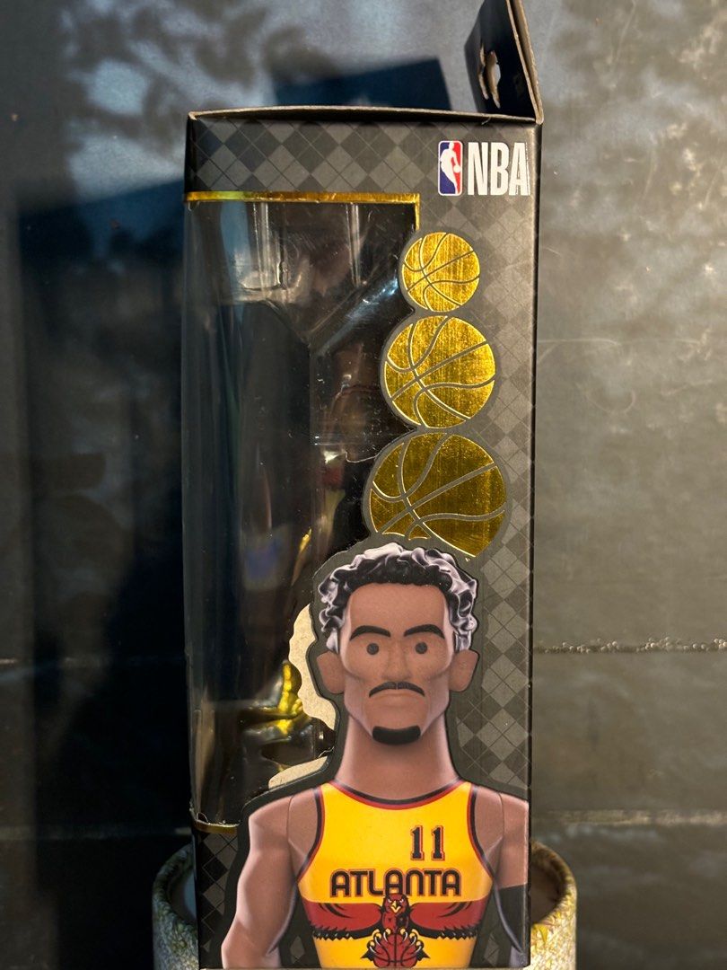 Funko Gold Trae Young (Category: Designer & Blind Box Toys) located in Las Pinas. Submitted by collectorstavern (Listing ID 1310266878, Image 2). Description: Funko Gold Premium Vinyl Figure Trae Young NBA Figure is brand new *Payment through gcash or paymaya *Shipping fee covered by the buyer *Shipping through lalamove or grab is within Metro Manila *Shipping through J&T if outside metro manila *Items will be shipping with bubble wrap .