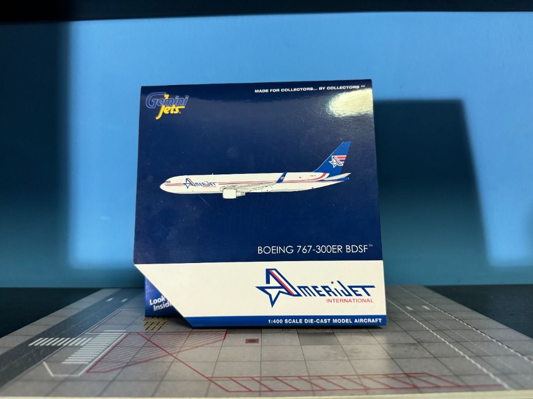 Gemini Jets Amerijet B767-300BDSF, Toys & Collectibles, Figurines