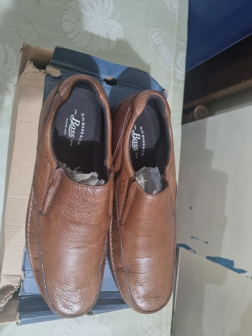 G.H. Bass Samuel M Brown Leather Shoes Size 12 US Men s Fashion Footwear Casual Shoes on Carousell