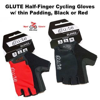 GLUTE Half-Finger Cycling Gloves with thin Padding