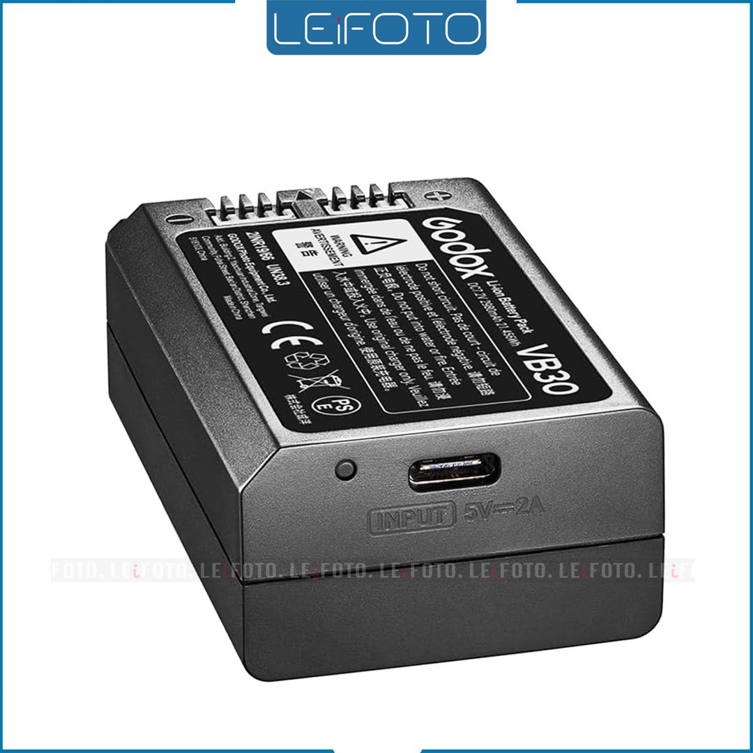 GODOX V100 V1 V1Pro Battery Replacement V30 Battery With Type-C Charge 7.2V/2980mAh For V100C V100N V100S V1Pro-C V1Pro-N V1Pro-S V1C V1N V1S Camera Flash (VB26 Upgrade - View #3