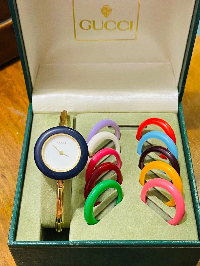 Gucci multicolor watch top