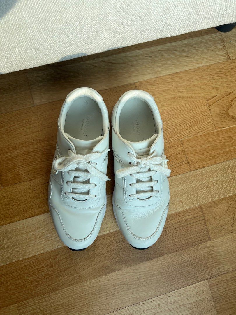 Miuro leather sneakers on sale