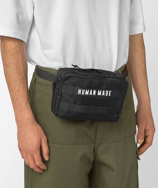 human made military waist bag
