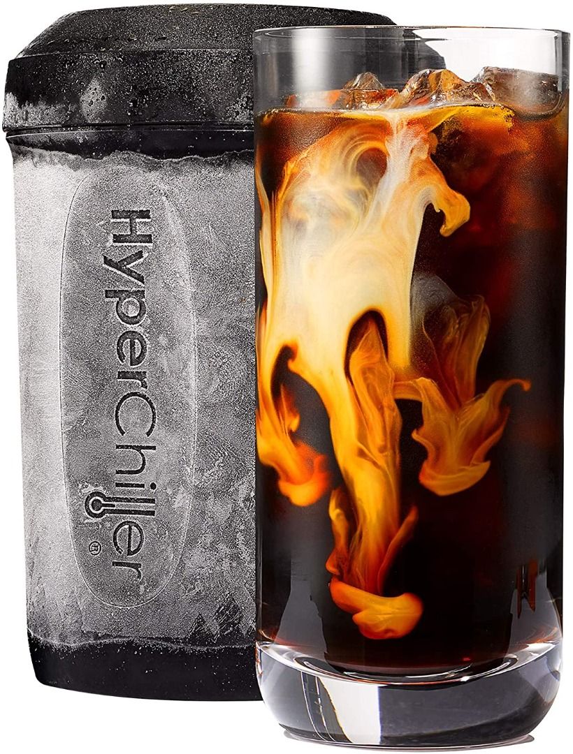 HyperChiller - instant Coffee/Beverage Cooler, Ready in One Minute with Zero Dilution (Category: Coffee Machines & Makers) located in Pasig City. Submitted by gadgetsngifts (Listing ID 1310297196, Image 1). Description: HyperChiller by Maxi-Matic HC2 Patented instant Coffee/Beverage Cooler, Ready in One Minute, Reusable for Iced Tea, Wine, Spirits, Alcohol, Juice with ZERO DILUTION! size: 12.5 OZ ⭐️Your HyperChiller is perfect for chilling all of