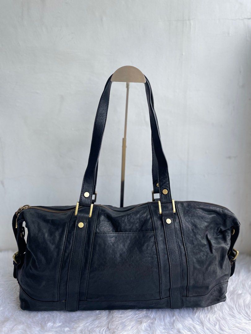 Instinct De Khoon Long black leather rustic bag (Category: Luxury Bags & Wallets) located in Quezon City. Submitted by 1Jippy (Listing ID 1310340509, Image 2). Description: .
