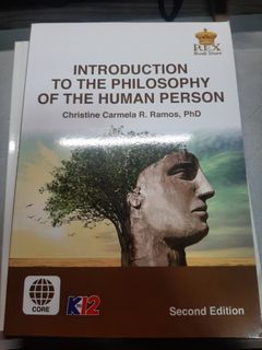INTRODUCTION TO THE PHILOSOPHY OF THE HUMAN PERSON -GRADE 12 BOOK