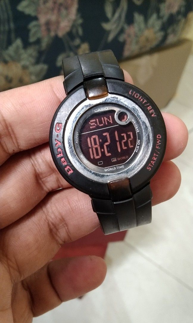 Jam tangan Casio baby g second Fesyen Wanita Jam Tangan di Carousell