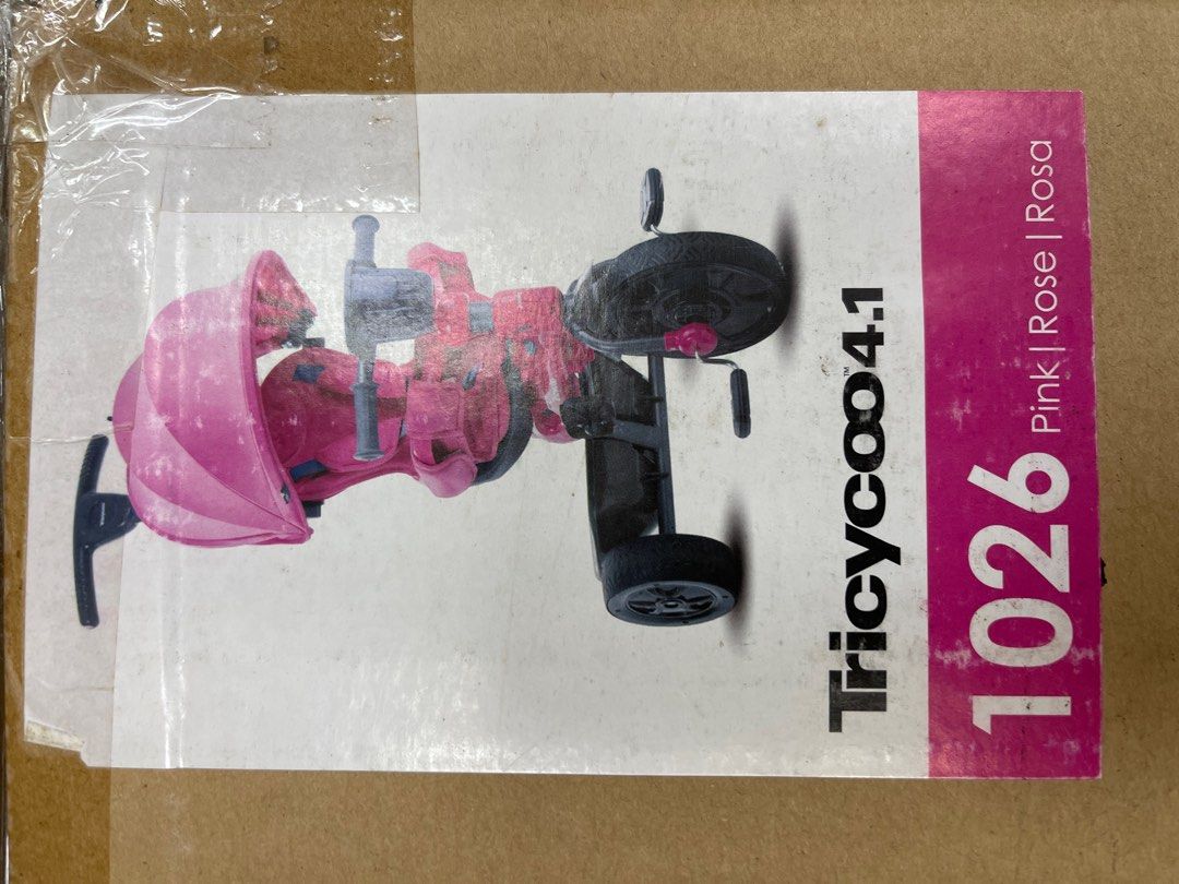 JE Joovy Tricycoo 4.1 Pink Babies Kids Going Out Strollers on Carousell