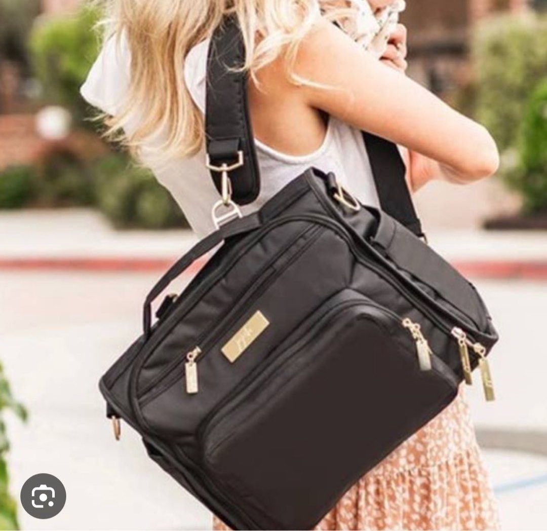 JuJuBe BFF Convertible Unisex Diaper Bag Backpack Baby Bag with Changing Pad