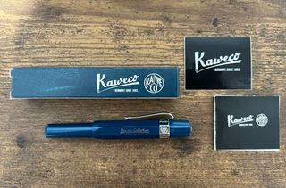 Kaweco Collection Fountain Pen (Toyama Teal, Extra Fine) + Chrome Pen Clip