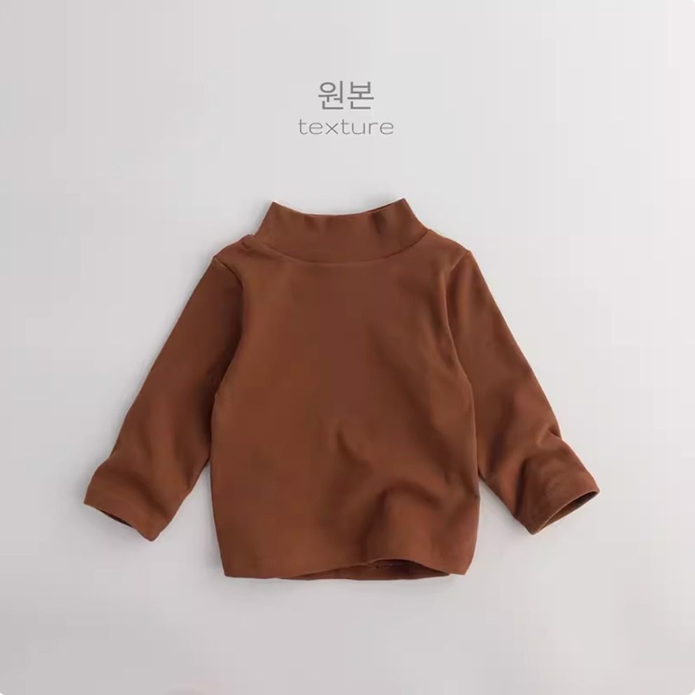Korean Trendy Low Turtleneck Top Sweater 100cm