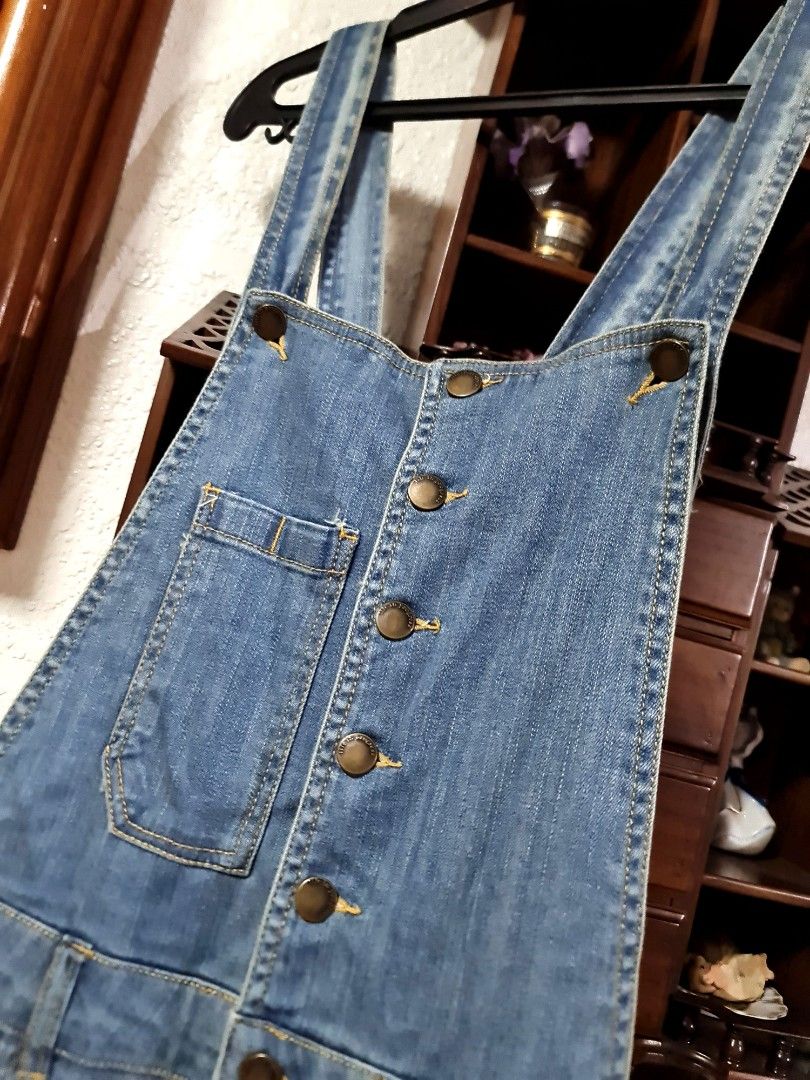 Life in Progress Vintage Carpenter Denim Jumpsuit, Women's Fashion, Dresses  & Sets, Jumpsuits on Carousell