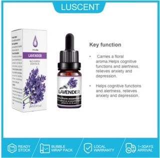 LUSCENT Fragrance Essential Oil Aroma Humidifier (6 scents 10ml)