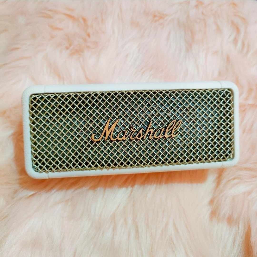 Marshall Emberton II Bluetooth Speaker Cream complete with box (Category: Soundbars, Speakers & Amplifiers) located in Lucena. Submitted by faithjoisy (Listing ID 1310340220, Image 3). Description: bought last year like new complete with box and manual.