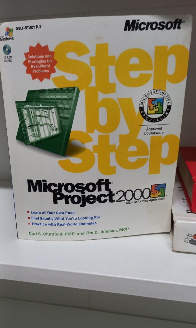 Microsoft Project 2000 Step By Step Book, Hobbies & Toys, Books