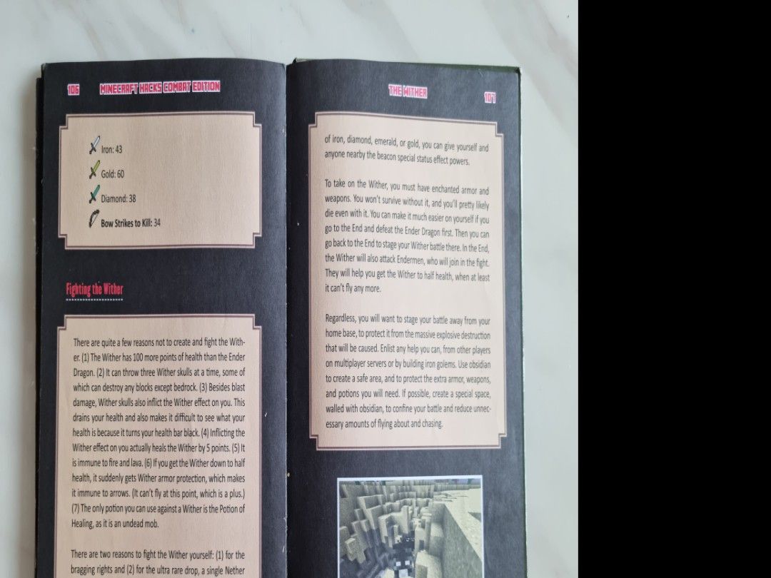 Minecraft (Category: Children's Books) located in Singapore. Submitted by donnaliang (Listing ID 1310307372, Image 5). Description: 1. Hard copy 2. good condition 3. can mail and postage as charged by singpost 4. can self collect at Seng Kang MRT or Red Hill MRT also.