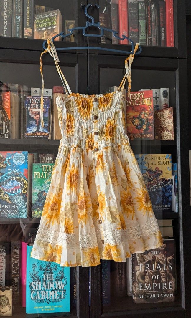 Mini Sunflower Dress Women s Fashion Dresses Sets Dresses on Carousell