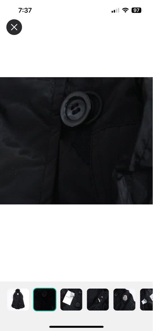 Chest 80 110 long 86 Moncler Jacket xs to m dark blue Moncler coat moncler jacket